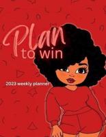 Plan to Win 2023 Planner Red