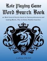 Role Playing Game Word Search Book