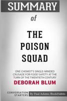 Summary of The Poison Squad by Deborah Blum: Conversation Starters