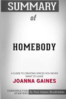 Summary of Homebody: A Guide to Creating Spaces You Never Want to Leave by Joanna Gaines: Conversation Starters