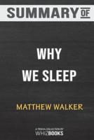 Summary of Why We Sleep: Unlocking the Power of Sleep and Dreams: Trivia/Quiz for Fans