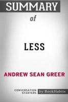 Summary of Less by Andrew Sean Greer: Conversation Starters