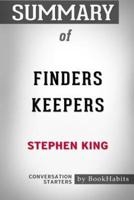 Summary of Finders Keepers by Stephen King: Conversation Starters