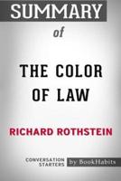 Summary of The Color of Law by Richard Rothstein - Conversation Starters