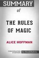 Summary of The Rules of Magic by Alice Hoffman   Conversation Starters