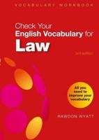 Check Your English Vocabulary for Law