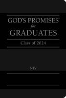 God's Promises for Graduates: Class of 2024 - Black NIV