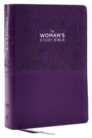 KJV, The Woman's Study Bible, Purple Leathersoft, Red Letter, Full-Color Edition, Comfort Print (Thumb Indexed)
