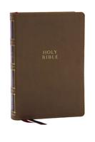 KJV Holy Bible: Compact Bible With 43,000 Center-Column Cross References, Brown Leathersoft, Red Letter, Comfort Print: King James Version