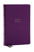 KJV Holy Bible: Compact Bible With 43,000 Center-Column Cross References, Purple Leathersoft, Red Letter, Comfort Print: King James Version
