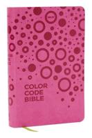 Nkjv, Color Code Bible for Kids, Pink Leathersoft, Comfort Print