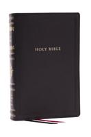 RSV Personal Size Bible With Cross References, Black Genuine Leather, Thumb Indexed, (Sovereign Collection)