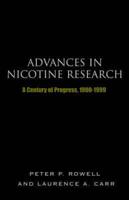 Advances in Nicotine Research