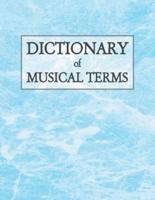 Dictionary of Musical Terms