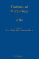 Yearbook of Morphology 2004
