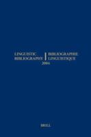 Linguistic Bibliography for the Year 2004