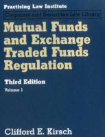 Mutual Funds and Exchange Traded Funds Regulation