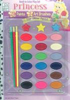 Book to Color Play Set: Princess with Glitter Paints