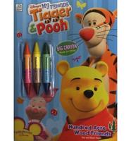 Tigger &amp; Pooh Hundred Acre Wood Friends [With 3 Big Crayons]