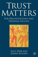 Trust Matters for Organisational and Personal Success