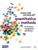 Quantitative Methods for Business, Management and Finance