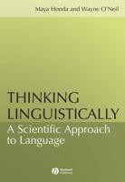 Thinking Linguistically