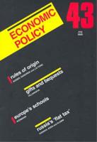 Economic Policy. 43