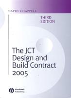 The JCT Design and Build Contract 2005