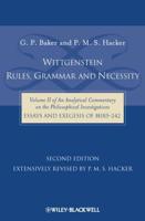 Wittgenstein-- Rules, Grammar, and Necessity