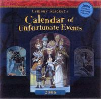 A Series of Unfortunate Events Calendar