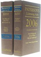 Paterson's Licensing Acts 2006