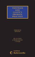 Tristram and Coote's Probate Practice