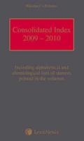 Halsbury's Statutes. Consolidated Index, 2009-2010