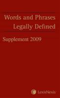Words and Phrases Legally Defined. Supplement 2009