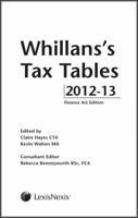 Whillans's Tax Tables, 2012-13