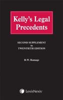 Kelly's Legal Precedents. Second Cumulative Supplement to Twentieth Edition