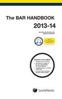 The Bar Handbook 2013-2014