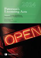 Paterson's Licensing Acts 2014