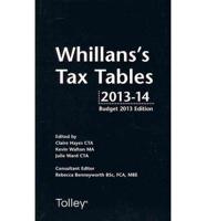 Whillans's Tax Tables 2013-2014