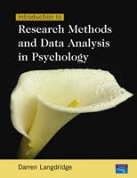 Value Pack: Introduction to SPSS in Psychology With Introduction to Research Methods and Data Analysis in Psychology