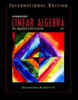 Introductory Linear Algebra: An Applied First Course: (International Edition) With Maple 10 VP