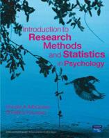 Valuepack:Introduction to Research Methods and Statistics in Psycology With SpSS for Windows 13.0 Student Version CD-ROM