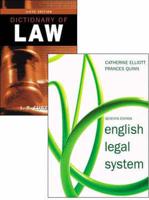 Valuepack:English Legal System 7th Edition With Dictionary of Law