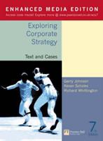 Exploring Corporate Strategy Enhanced Media Edition Text and Cases 7th Edition With Onekey WebCT Access Card