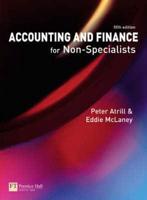 Online Course Pack:Accounting and Finance for Non-Specialist With OneKey WebCT Access Card:Atrill, Accounting and Finance for Non-Specialists 5E