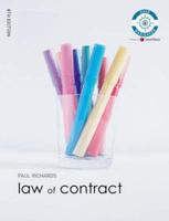 Valuepack:Law of Contract/The Longman Dictionary of Law