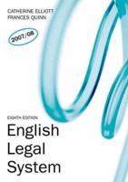 Valuepack:English Legal System/English Legal System Sourcebook