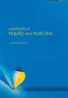 Valuepack:Essentials of Equity and Trusts Law/Law Express:Equity&Trusts 1st Edition