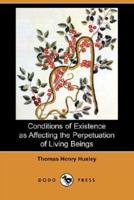 Conditions of Existence as Affecting the Perpetuation of Living Beings (Dodo Press)