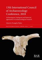 13th International Council of Archaeozoology Conference, 2018